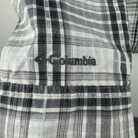 COLUMBIA‎ Womens Vented Hiking long sleeve button roll tab plaid shirt - M - Picture 8 of 12